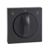 Schneider Electric Merten System-M - MTN437114 - Capac pentru întrerupător de ventilator cu buton rotativ, System-M, antracit