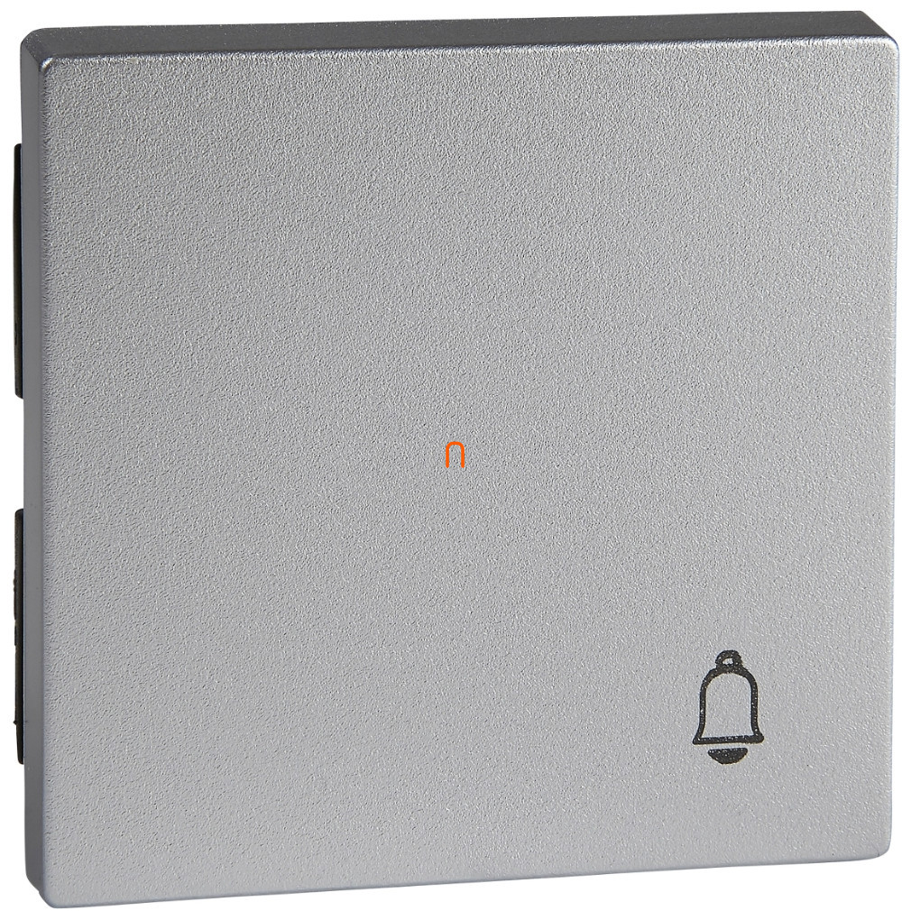 Schneider Merten System M buton, cu sonerie, aluminiu MTN439860
