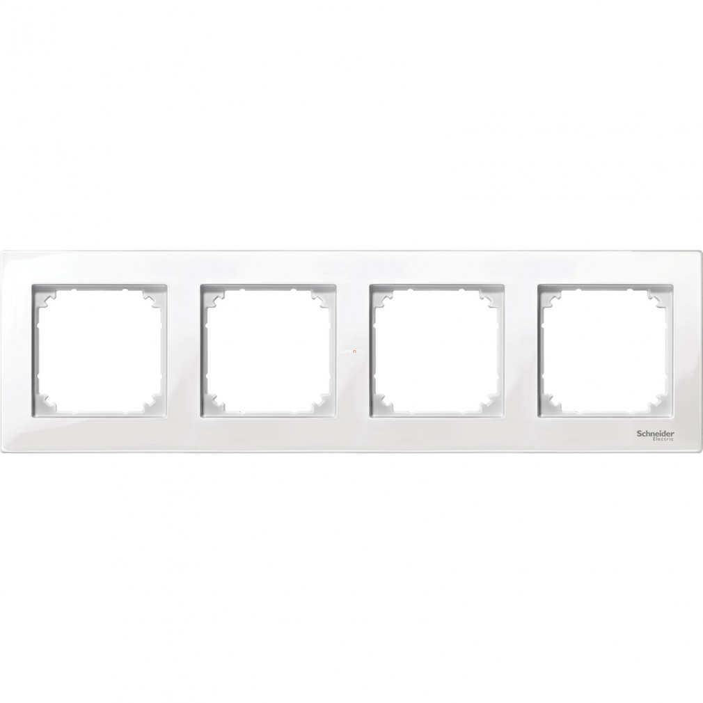 Schneider Merten M-Plan cadru cu patru elemente, alb polar MTN515419