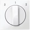 Schneider Electric Merten System-M - MTN567319 - Capac pentru comutator de ventilator cu buton rotativ, System-M, alb polar