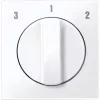 Schneider Electric Merten System-M - MTN567325 - Capac pentru întrerupător de ventilator cu buton rotativ, System-M, alb strălucitor