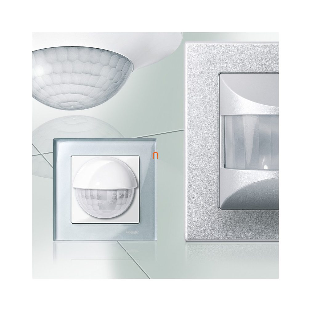 Merten System M Argus 180/2,20 m capac pentru senzor de mișcare interior, alb polar, lucios MTN568819 Schneider