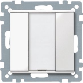   Schneider Electric KNX - MTN617119 - Buton cu 1 tastă Merten-KNX, SystemM, alb polar, lucios
