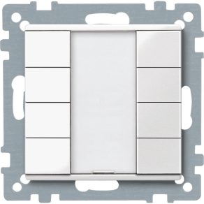   Schneider Electric KNX - MTN617419 - Buton cu 4 taste Merten-KNX, SystemM, alb polar, lucios