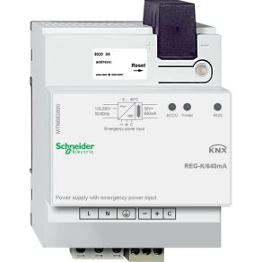   Schneider Electric KNX - MTN683890 - Merten-KNX REG-K unitate de alimentare 640mA sursă de alimentare neîntreruptibilă cu intrare