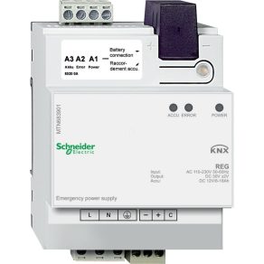   Schneider Electric KNX - MTN683901 - Unitate de alimentare de rezervă Merten-KNX REG-K