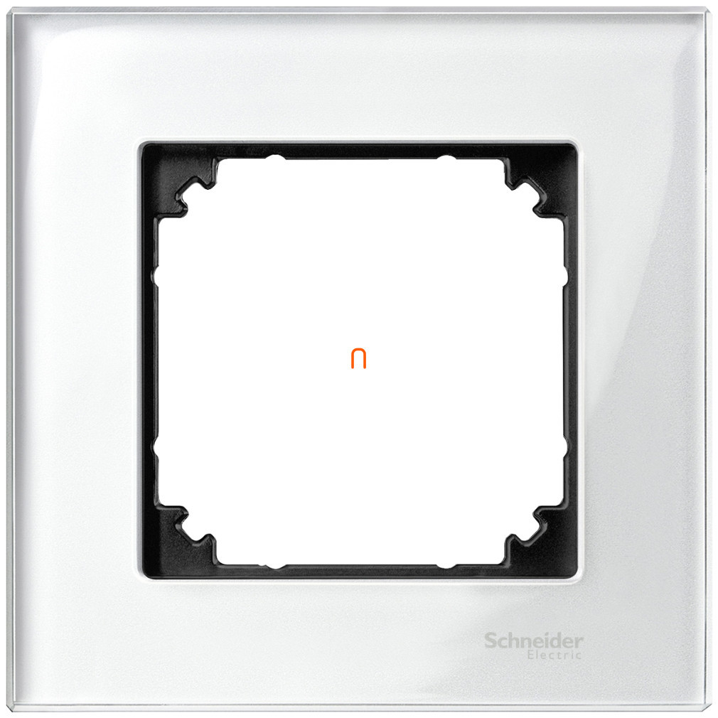 Schneider Merten M-Elegance ramă din sticlă, 1 buc., SystemM, alb perlat MTN404119