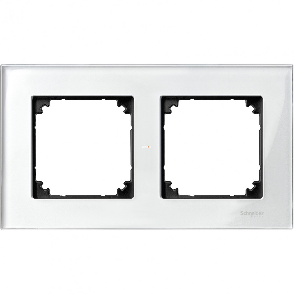 Schneider Merten M-Elegance ramă din sticlă, 2 bucăți, alb perlat MTN404219