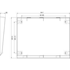   Schneider Electric Spacial SM - NSYSC1240 - Capac de protecție împotriva ploii (1200*400)