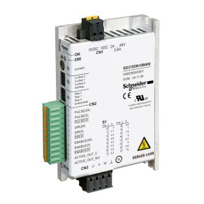   Schneider Electric Lexium SD3 - SD315DN10B400 - Motor pas cu pas trifazic, 10 A, interfață impuls/direcție, 24…48 VCC