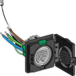   Schneider Electric EVlink Wallbox - EVP1HSM43 - priză de schimb T2S STD trifazată IEC