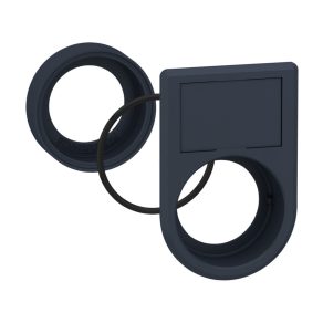   Schneider Electric Harmony XB5 - ZB5AZ026 - kit de montare încastrat pentru comutatoare selector din plastic XB5 și butoane iluminate, cu suport pentru etichete înalte