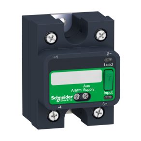   Relee cu semiconductori Schneider Electric Harmony - SSP1A4125BDS - Releu cu semiconductori SSP pentru montare pe o placă de răcire, 1f, tensiune zero, 1NO, buton de testare, 48 - 660 V c.a., 125 A, 24 V c.c., cu radiator
