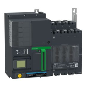   Schneider Electric TransferPacT Active - TA25D3L1002TPE - comutator de transfer automat - carcasă 250 A, 100 A 3P, afișaj LCD, 230 V
