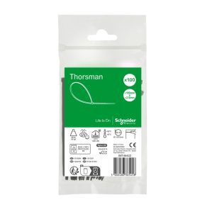   Schneider Electric Thorsman - IMT46402 - Colier de cablu, 100x2,5 mm, negru (100 buc.)