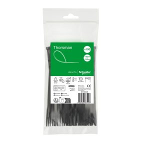   Schneider Electric Thorsman - IMT46406 - Colier de cablu, 150x3,6 mm, negru (100 buc.)