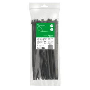   Schneider Electric Thorsman - IMT46416 - Coliere de cablu, 250x4,8 mm, negru (100 buc.)