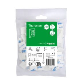   Schneider Electric Thorsman - IMT46450 - Elemente de fixare autoadezive pentru elemente de fixare rapide, lățime maximă 3,6 mm (100 buc.)