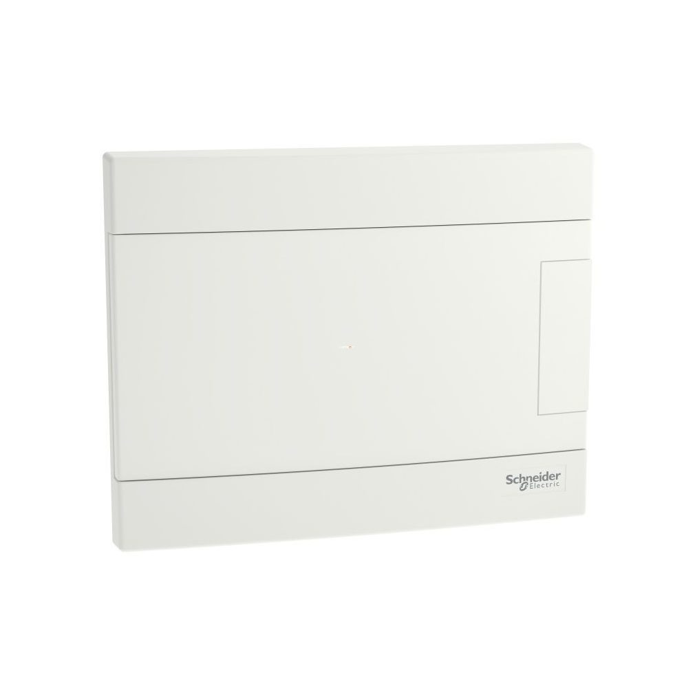 Distribuitor Schneider încastrat cu 1 rând, 8 module cu ușă IP40 PE/N șină Easy9 (EZ9EUB108)