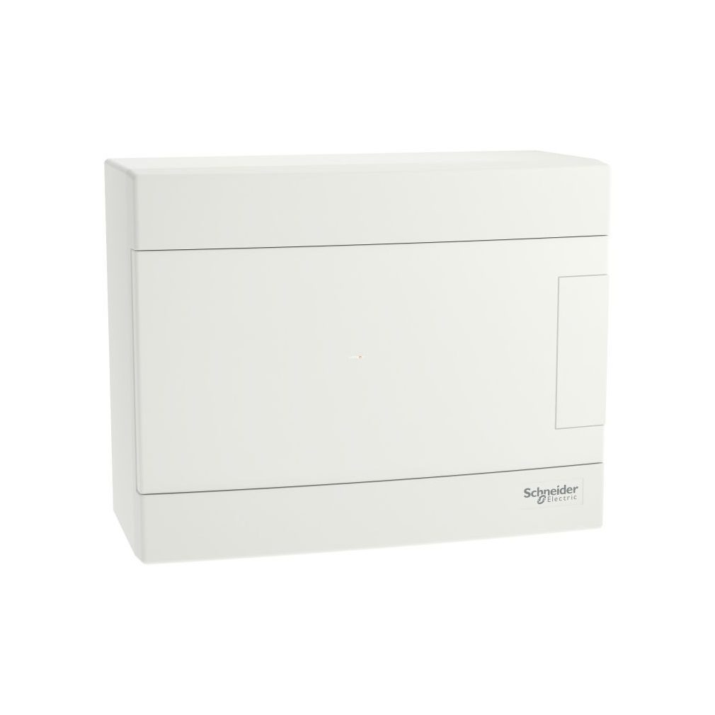 Schneider Cutie de distribuție externă de perete 1 rând, 8 module cu ușă completă IP40 PE/N cu șină Easy9 (EZ9EUD108)