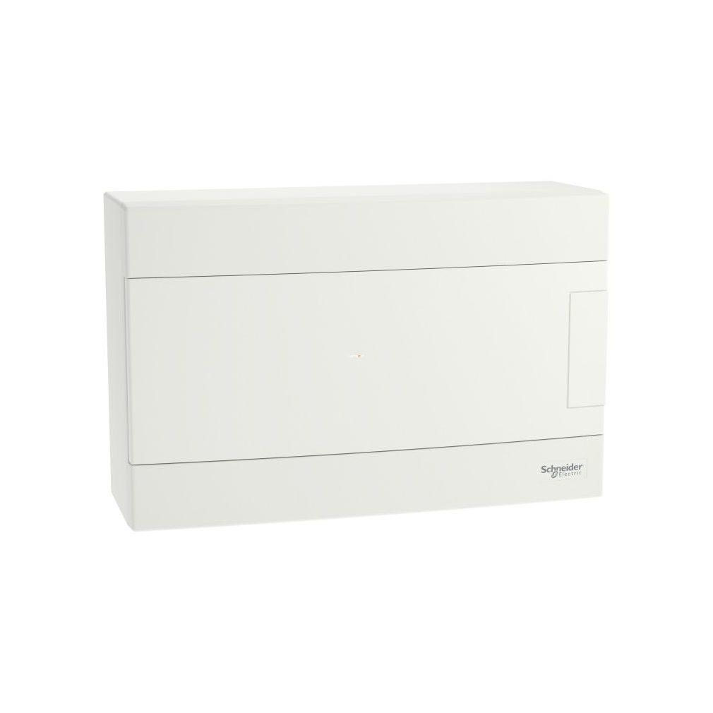 Schneider cutie de distribuție pentru exterior montată pe perete 1 rând, 12 module cu ușă completă IP40 PE/N cu șină Easy9 (EZ9EUD112)