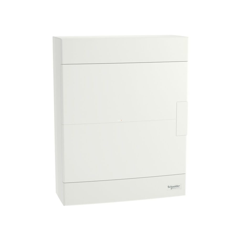 Schneider distribuitor mic pentru montare pe perete, cu 2 rânduri, 24 module cu ușă IP40 PE/N șină Easy9 (EZ9EUD212)