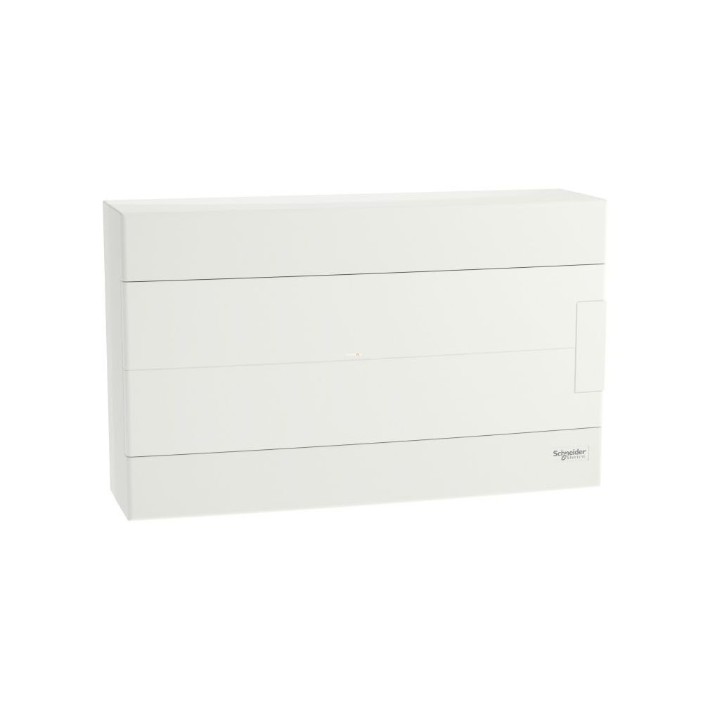 Schneider montat pe perete 1 rând, 18 module cu ușă completă IP40 PE/N cu șină Easy9 (EZ9EUD118)