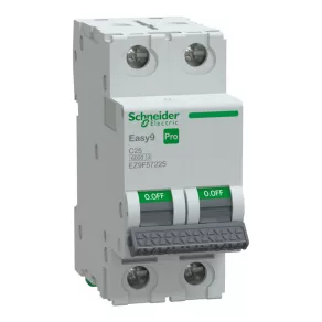   Schneider Electric Easy9 Pro - EZ9F57225 - întrerupător automat miniatural, 2P, C, 25A