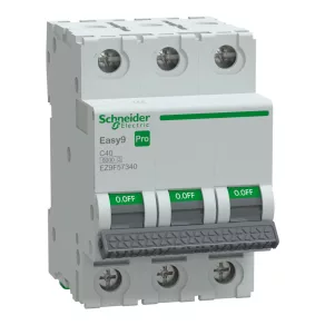   Schneider Electric Easy9 Pro - EZ9F57340 - întrerupător automat miniatural, 3P, C, 40A