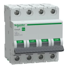   Schneider Electric Easy9 Pro - EZ9F57410 - întrerupător automat miniatural, 4P, C, 10A