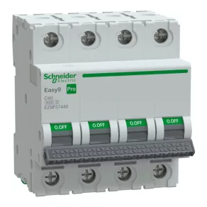  Schneider Electric Easy9 Pro - EZ9F57440 - întrerupător automat miniatural, 4P, C, 40A