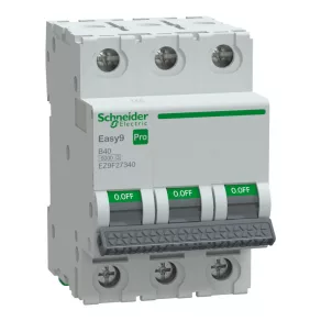   Schneider Electric Easy9 Pro - EZ9F27340 - întrerupător automat miniatural, 3P, B, 40A