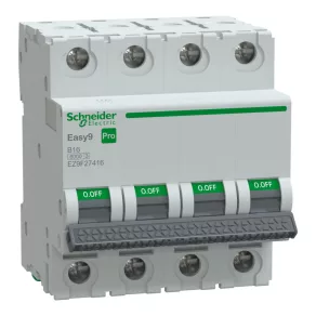   Schneider Electric Easy9 Pro - EZ9F27416 - întrerupător automat miniatural, 4P, B, 16A