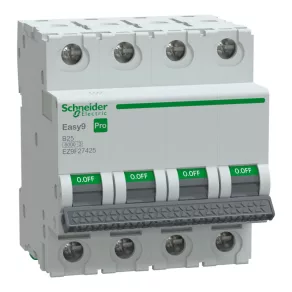  Schneider Electric Easy9 Pro - EZ9F27425 - întrerupător automat miniatural, 4P, B, 25A