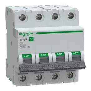   Schneider Electric Easy9 Pro - EZ9F27432 - întrerupător automat miniatural, 4P, B, 32A