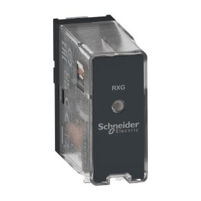   Relee electromecanice Schneider Electric Harmony - RXG16P7 - Releu cu interfață ușor de conectat, relee electromecanice, 10 A, 1 CO, de bază, cu LED, fără buton de testare blocabil, 230 V c.a.