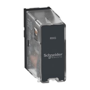   Relee electromecanice Schneider Electric Harmony - RXG18P7 - Releu cu interfață ușor de conectat, relee electromecanice, 10 A, 1CO, de bază, fără LED, fără buton de testare blocabil, 230 V c.a.