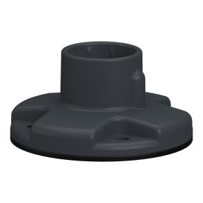   Schneider Electric Harmony XVB7 - XVZ01 - element universal de montare pentru coloană luminoasă, Ø70, adaptor magnetic din plastic, gri