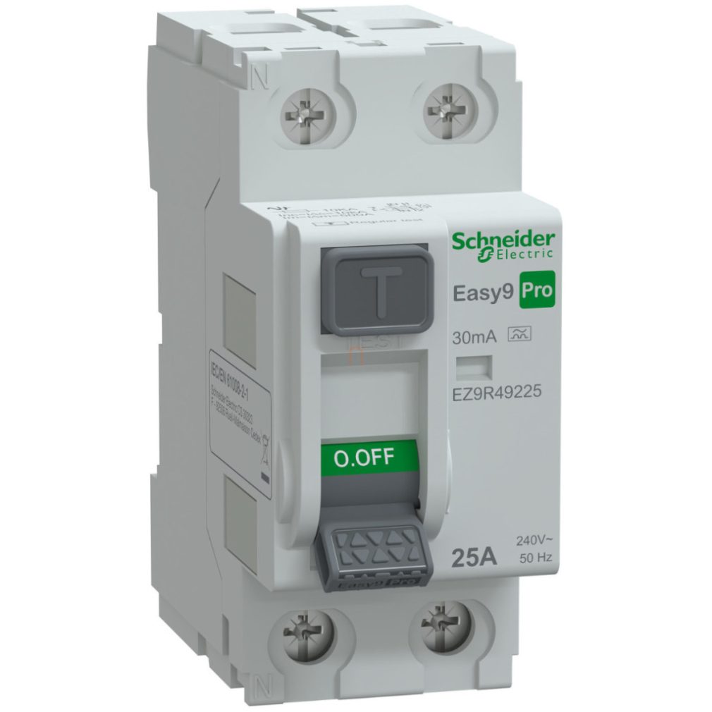 Schneider Easy9 Pro întrerupător de protecție 2P 25A 30mA, clasa A (EZ9R49225)
