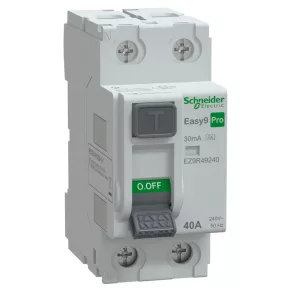   Schneider Electric Easy9 Pro - EZ9R49240 - Întrerupător automat, clasa A, 2P, 40A, 30mA
