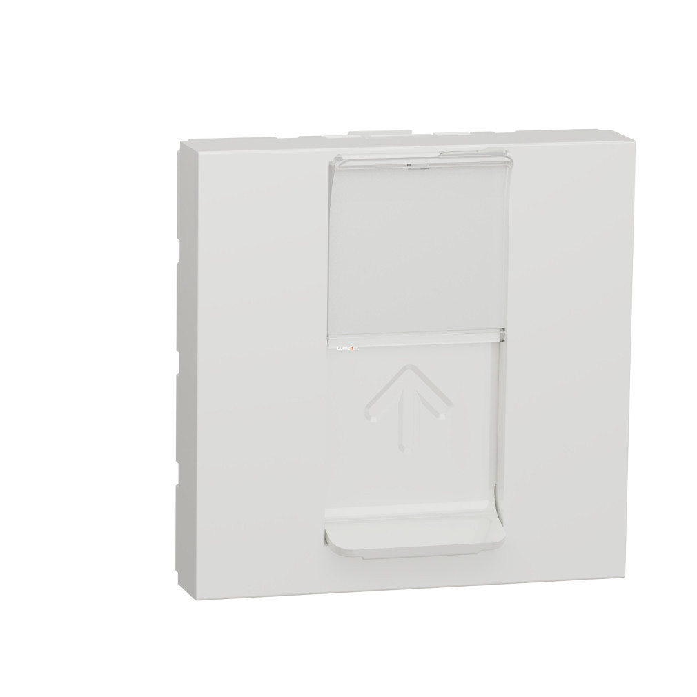 Schneider Nu 1xRJ45 Cat6 UTP priză, alb