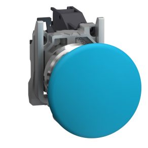   Schneider Electric Harmony XB4 - ATEX DG - XB4BC61GEX - buton complet, Ø22, cap ciupercă, albastru