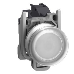   Schneider Electric Harmony XB4 - ATEX DG - XB4BP181GEX - buton complet, Ø22, capac de protecție, 1NO, alb