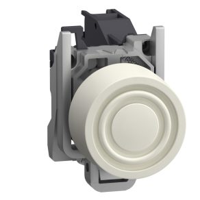   Schneider Electric Harmony XB4 - ATEX DG - XB4BPS11GEX - buton complet, Ø22, cu capac de protecție încorporat, 1NO, alb