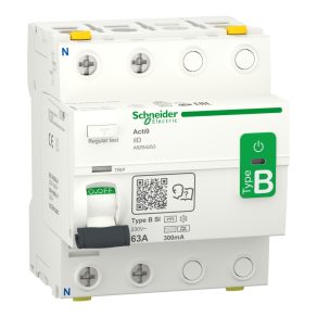   Schneider Electric Acti9 iID - A9Z64263 - electricitate - întrerupător de circuit, clasa B - SI, 2P, 63A, 300mA