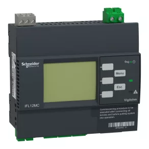   Schneider Electric Vigilohm - IMDIFL12MC - localizator avansat de defecte cu 12 canale și comunicație Modbus - Spital 110 - 230 V c.a. - 125/250 V c.c.