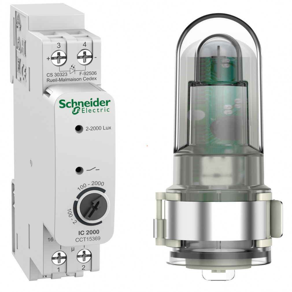 Schneider ACTI9 IC2000d comutator crepuscular exterior (18 mm) (CCT15369)