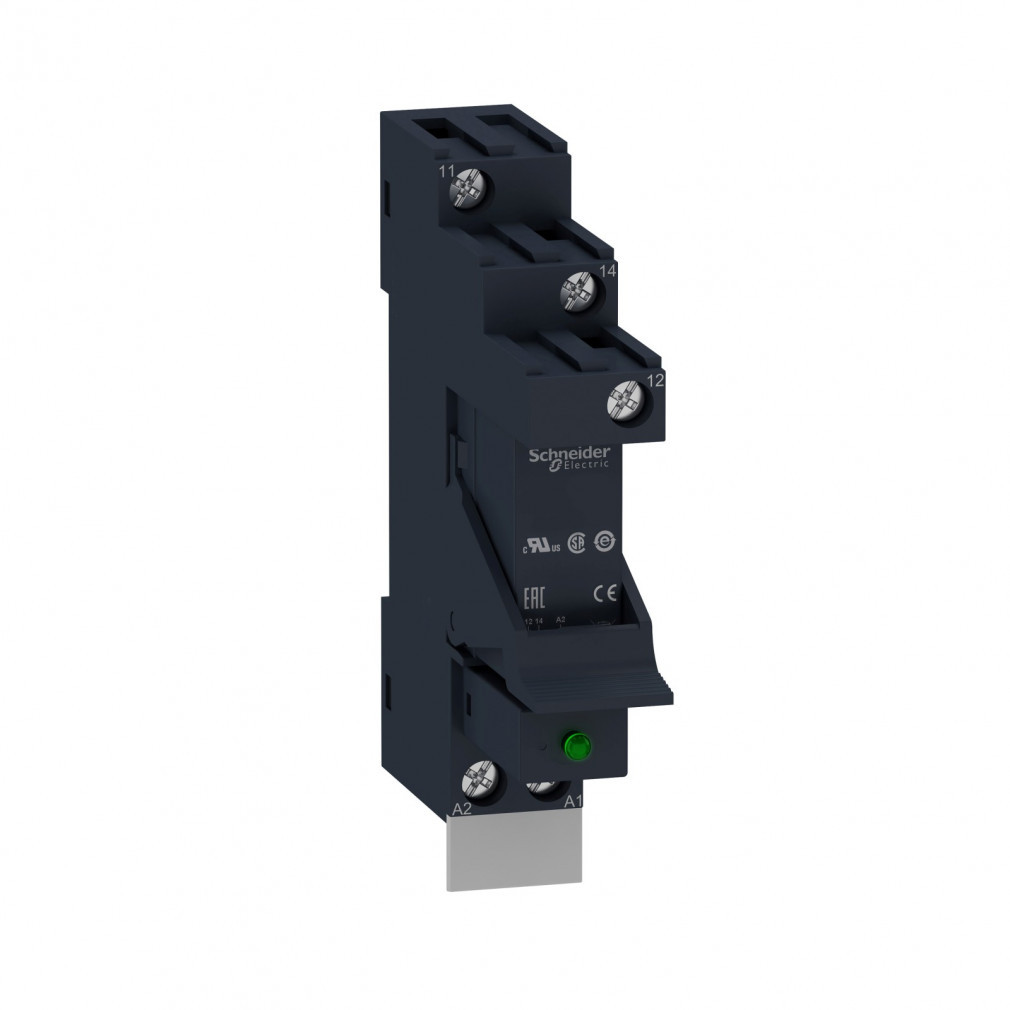 Schneider Zelio RSB releu de interfață cu soclu, diodă de protecție, 1CO, 12A, 230VAC RSB1A120P7PV