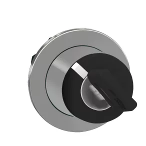   Schneider Electric Harmony XB4 - ZB4FG2 - cap de comutator selector metalic încastrat în panou, Ø30, cu 455 de chei, cu 2 poziții