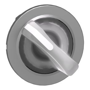   Schneider Electric Harmony XB4 - ZB4FK1213 - comutator selector metalic iluminat, montat încastrat, Ø30, 2 poziții, alb